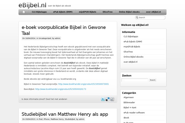 iBlog theme site design template sample