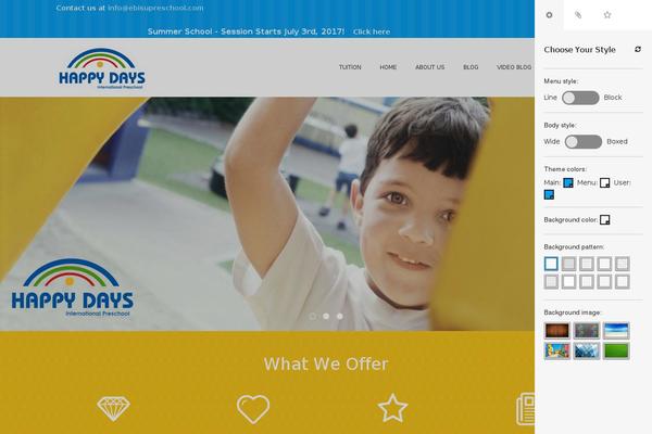 ebisupreschool.com site used Kinder