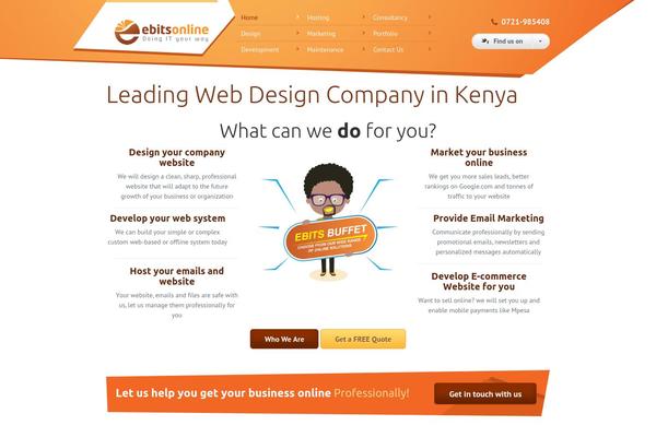Nollie theme site design template sample