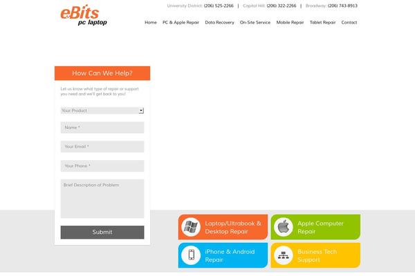 computer-repair theme websites examples