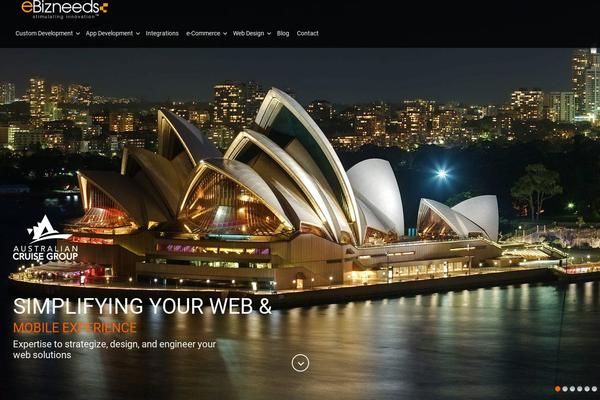 Omega theme site design template sample