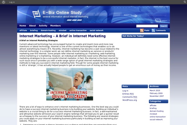 HeatMap Adsense Theme theme site design template sample