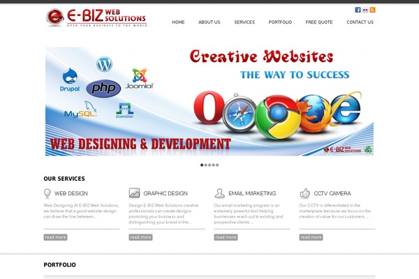 ebizwebsl.com site used Leadescent