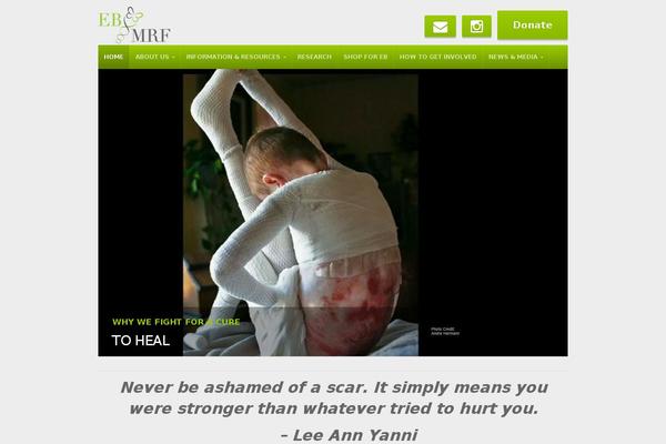 NonProfit theme site design template sample