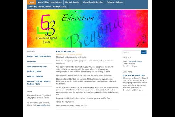 Academica theme site design template sample
