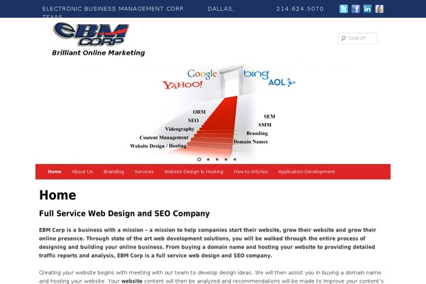 Site using 3D Tag Cloud plugin