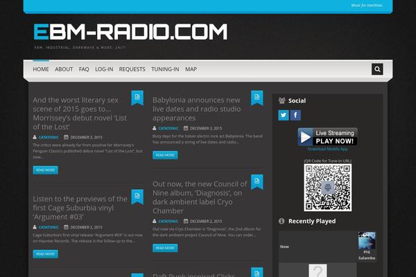 Bueno theme site design template sample