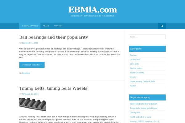 Earth Pro theme site design template sample