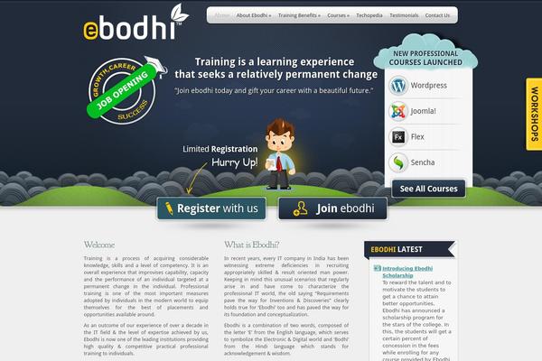 Webly theme site design template sample