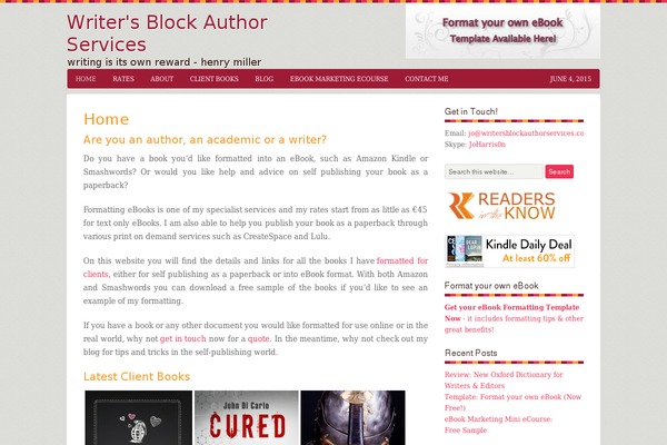 Site using Novelist plugin