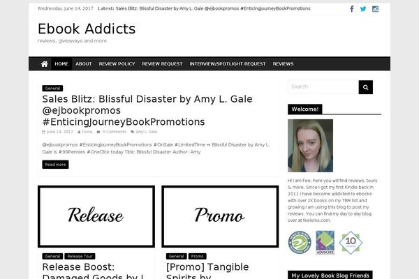Site using Book Review plugin