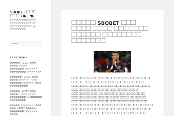 Twenty Fifteen theme site design template sample