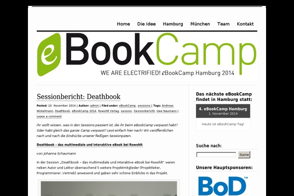 ebookcamp.de site used Clean Home