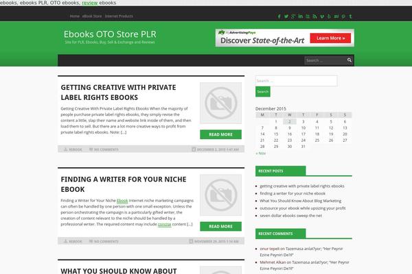 CW Magazine theme site design template sample
