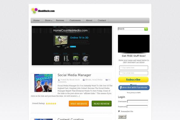 ReThink theme site design template sample