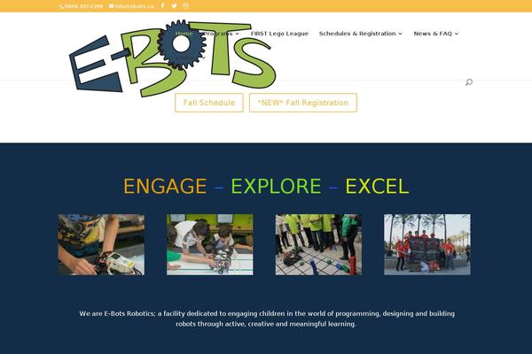 ebots.ca site used Ebots-divi-child
