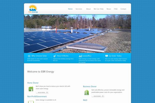Ecobiz theme site design template sample