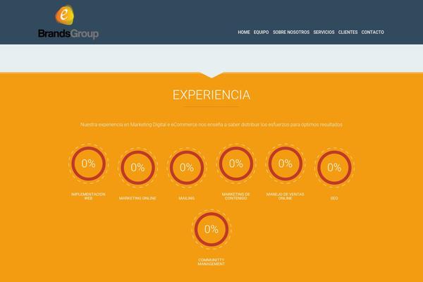 Biznex theme site design template sample