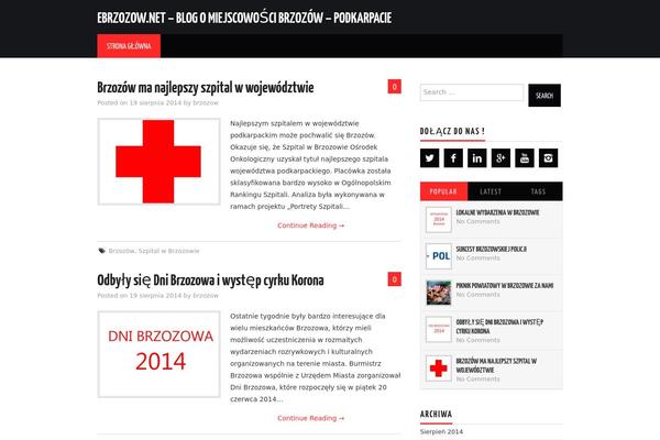 Hiero theme site design template sample