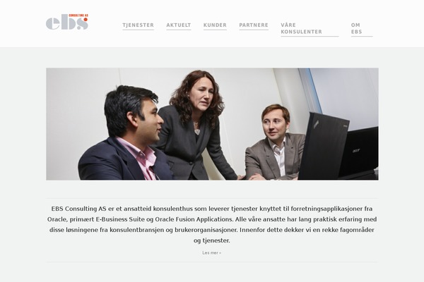 ebs-consulting.no site used Ebs