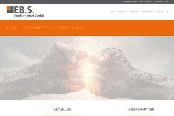 Enfold-child theme site design template sample