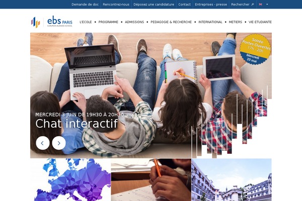 ebs-officiel theme websites examples