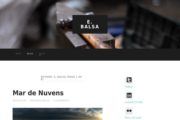 Hemingway theme site design template sample