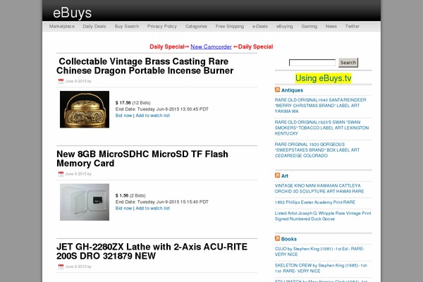 iTech theme site design template sample