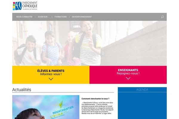 Bridge Child theme site design template sample