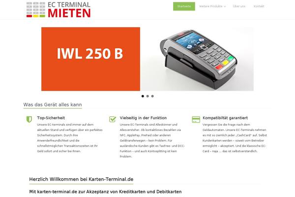 Alum theme site design template sample