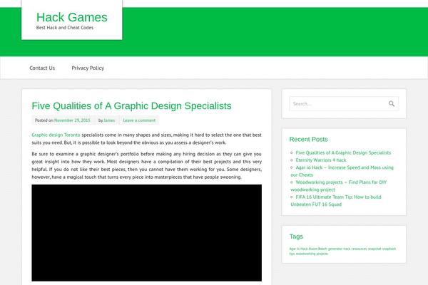 zeeMinty theme site design template sample