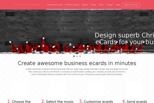 Bones theme site design template sample