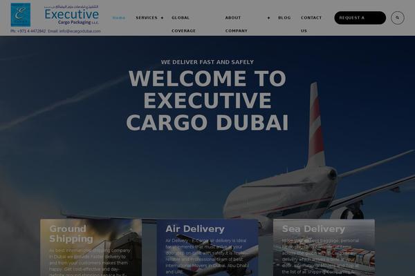 Logistic theme site design template sample