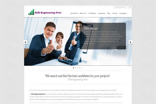 Chameleon theme site design template sample