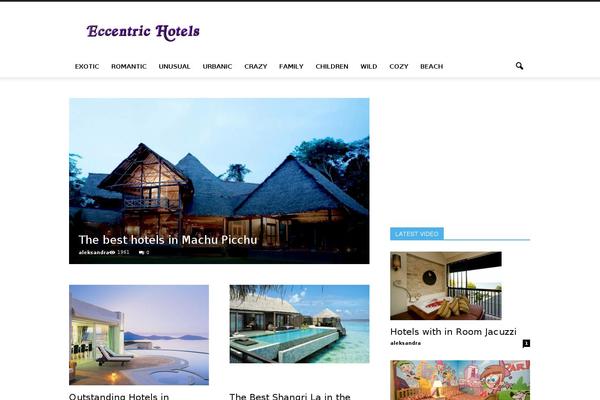 Newspaper theme site design template sample