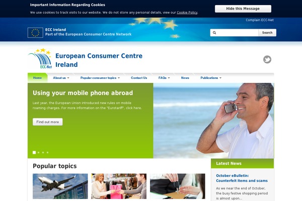 eccireland.ie site used Ecc