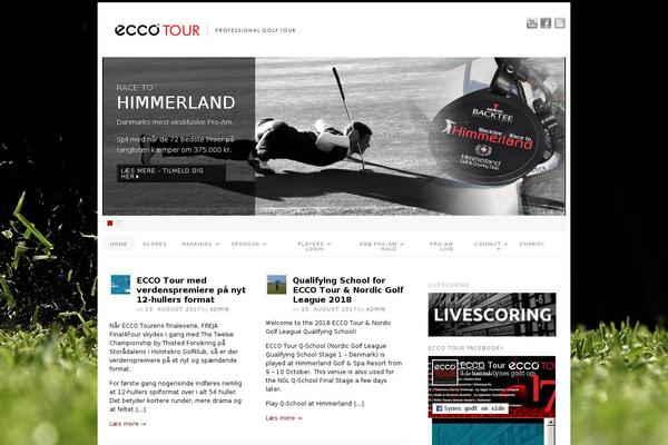 eccotour.org site used Danish-golf