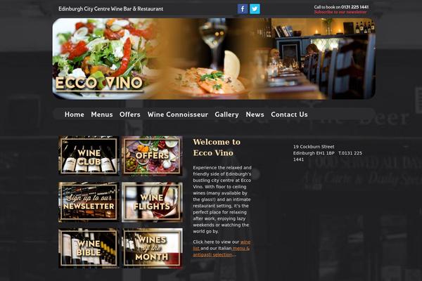 eccovinoedinburgh.com site used Adlib