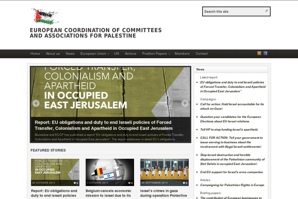 Site using 3D Tag Cloud plugin