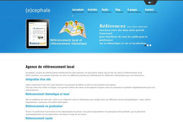 Halfscreen theme site design template sample