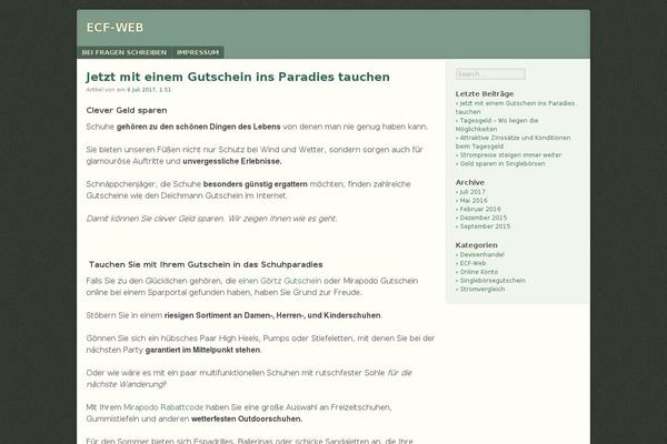 F2 theme site design template sample