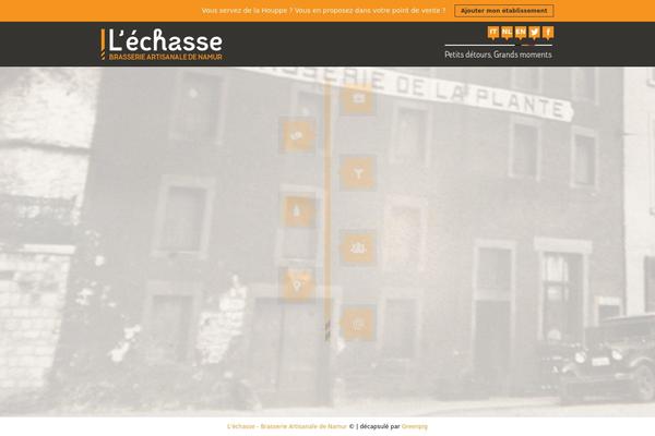 Roots theme site design template sample