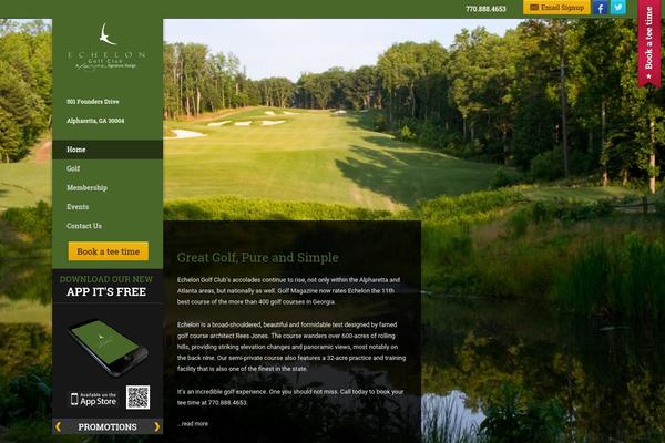 Echelon theme site design template sample