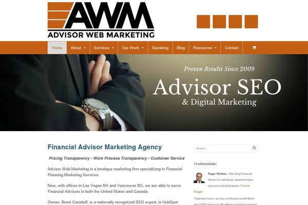 Site using Client Showcase plugin