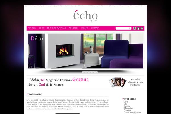 echo-magazine.com site used Themeology