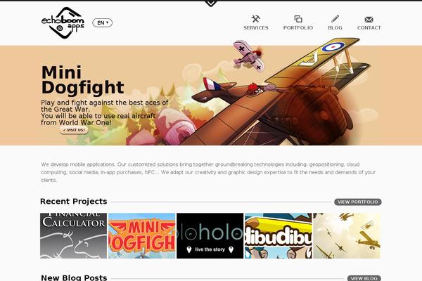 Daisho theme site design template sample
