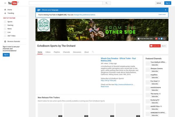 Bigformat theme site design template sample