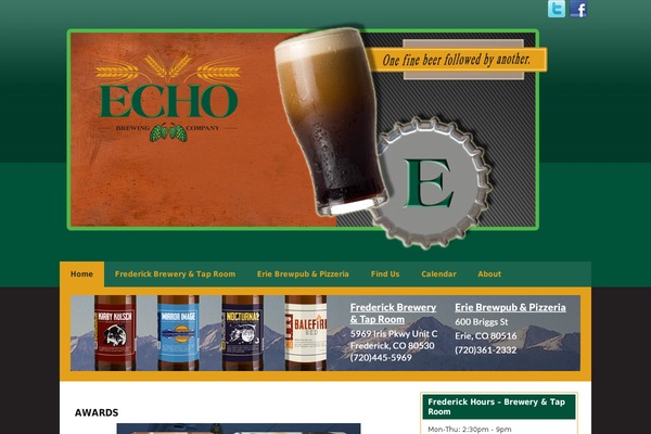 echobrewing.com site used zeeSynergie