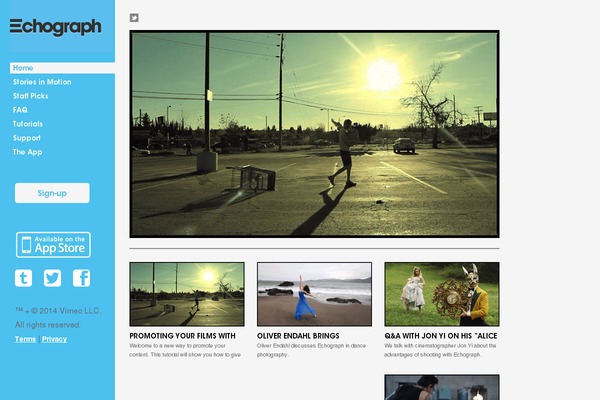 Showcase theme site design template sample