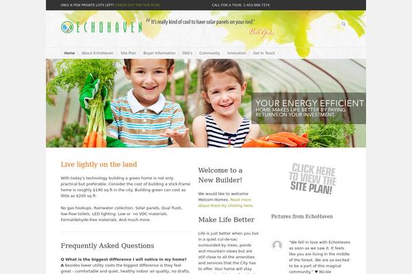 Concept theme site design template sample